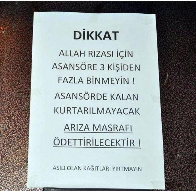 Başka Ülkede Görülmesi İmkansız Olan, Türk İnsanına Ait Esrarengiz İlan Ve Uyarılar!