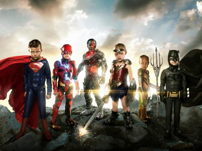 Hastalıkları ve Engelleri Olan Çocukları Justice League Süper Kahramanlarına Dönüştüren Fotoğrafçı