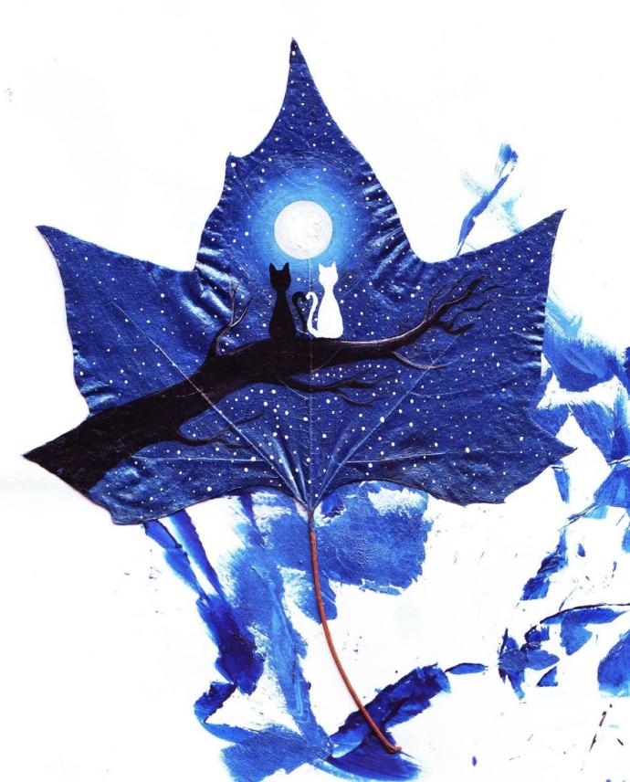 Düşen Yaprakları Büyüleyici Bir Şekilde Sanata Dönüştüren Sanatçı: Nancy Woland!
