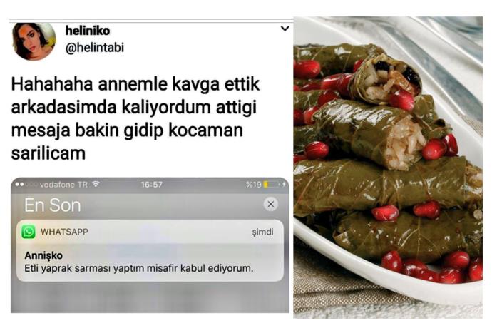 Küs olduğun kişi, sana hangi yemeği yaparsa onunla barışırsın?