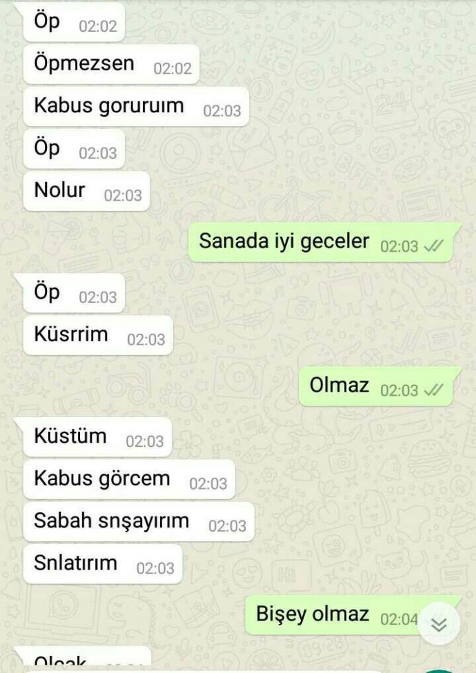 Kaç kız bir erkeğe iyi geceler derken beni öp derki?