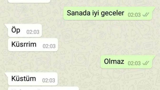 Kaç kız bir erkeğe iyi geceler derken beni öp derki?