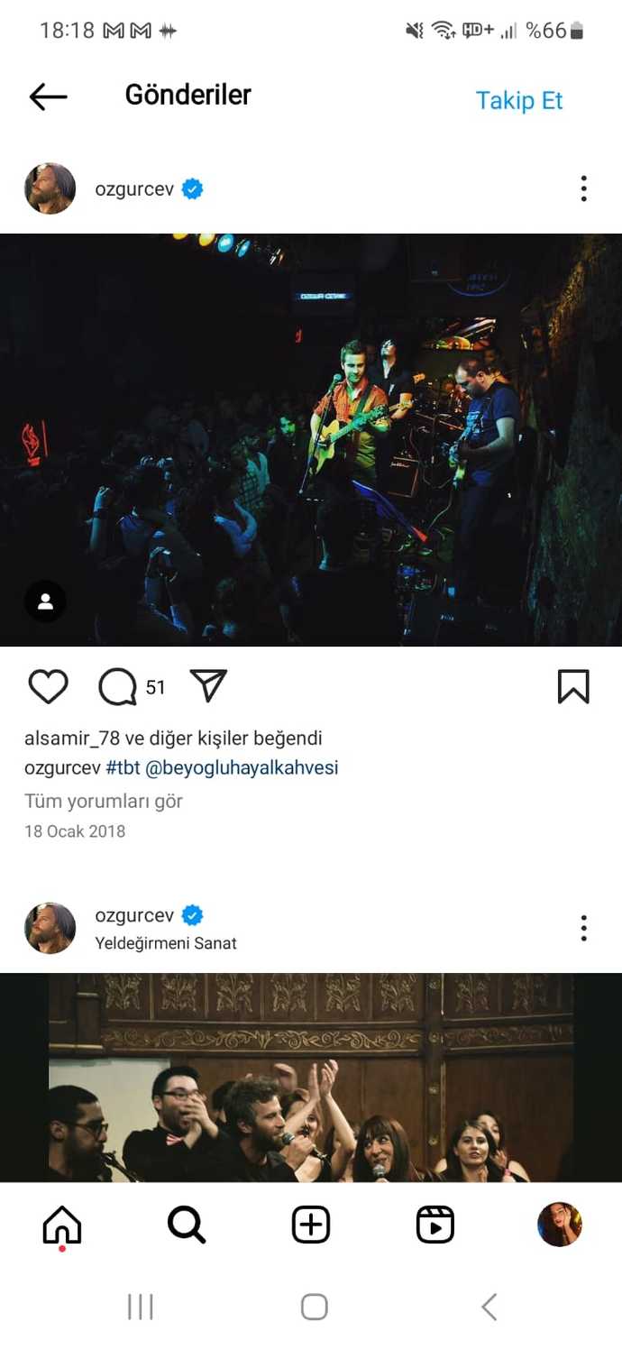 Öndeki hatun benim