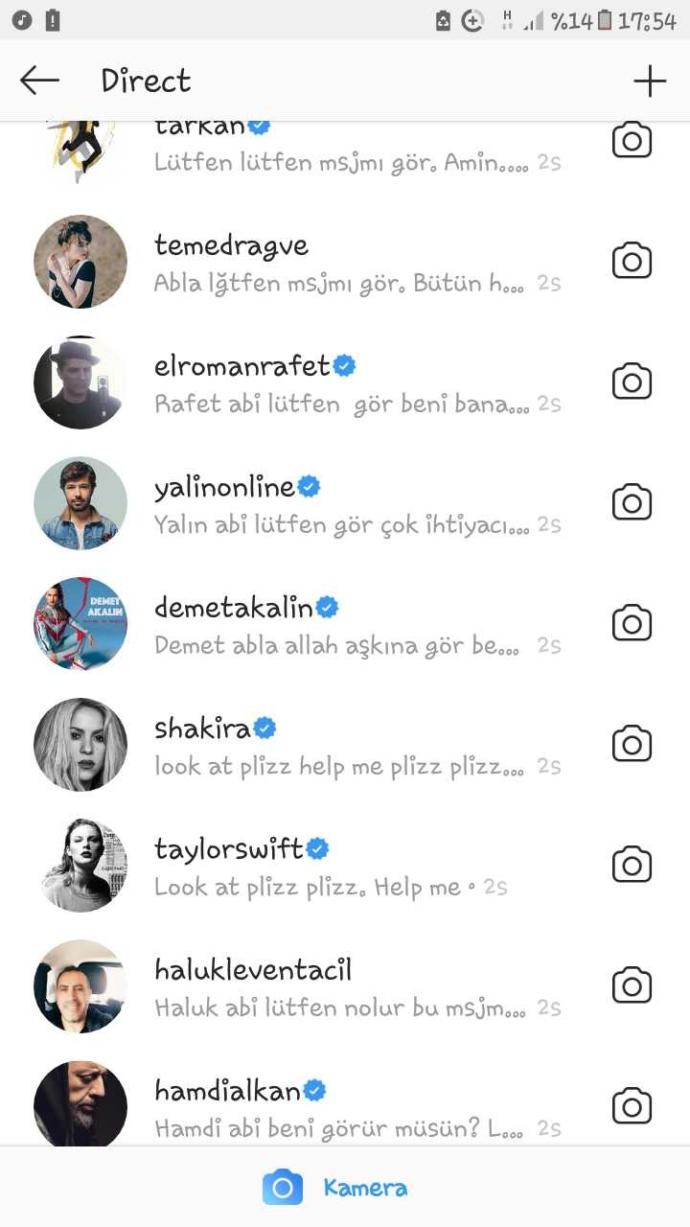 Ünlü birinin dm kutusunda nasıl üstte gözükürüm? KizlarSoruyor Ünlü birinin dm kutusunda nasıl üstte gözükürüm? KizlarSoruyor