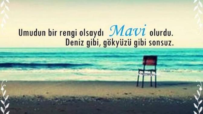 Umudun bir rengi olsa, ne renk olurdu?😀?