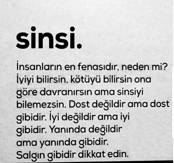 Yazı güzel ama banane