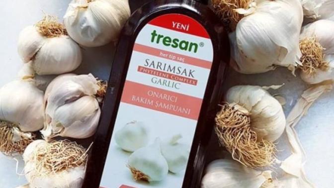 Sarımsaklı şampuan kullanan var mı? 
