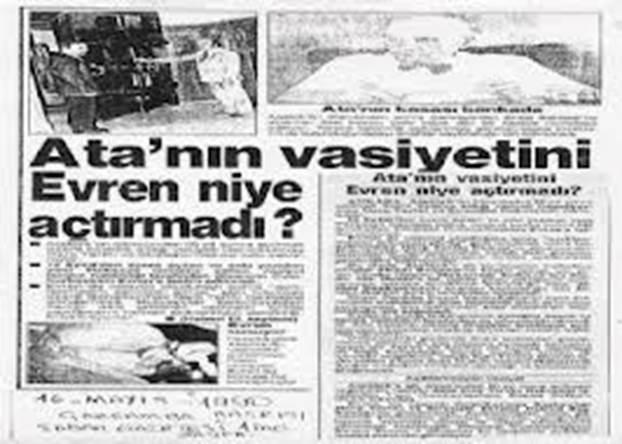Atatürk'ün vasiyeti türk halkından neden gizleniyor?