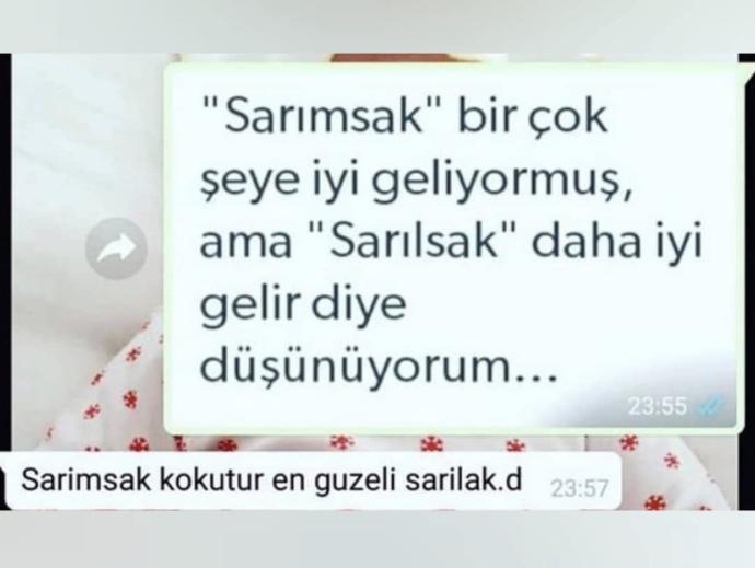 Sarılsak iyi olur dediğiniz biri var mı?