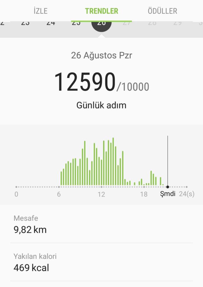 Bugün kaç adım attınız?