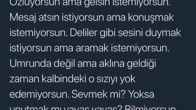 Sevmek mi yoksa unutmak mı yavaş?