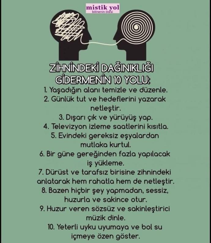 ✩ Bilinç altı nasıl boşaltılır?