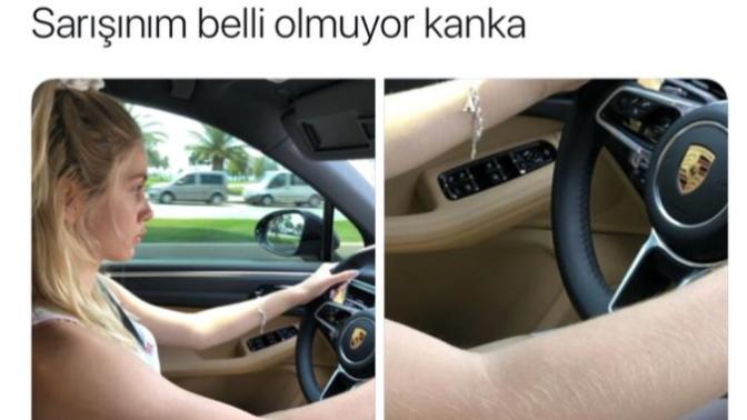 Sarışın kadınlar kollarındaki tüyleri almasa da olur mu?