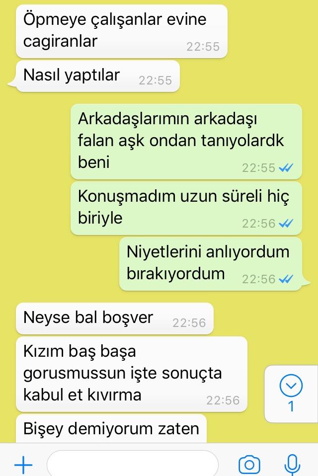 Arkadaşlar sevgilime eski yaşadığım öpüşme olaylarını anlattım bana bunları dedi kim haklı?