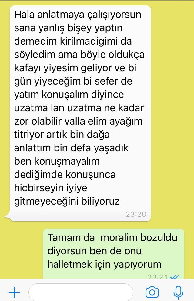 Arkadaşlar sevgilime eski yaşadığım öpüşme olaylarını anlattım bana bunları dedi kim haklı?