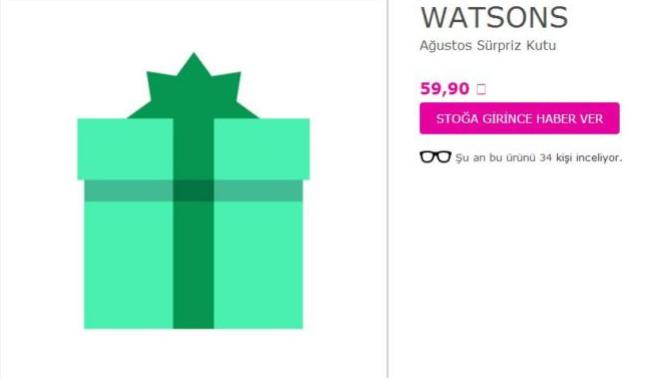 Watsons sürpriz kutu nedir? İçeriğinde neler vardır?