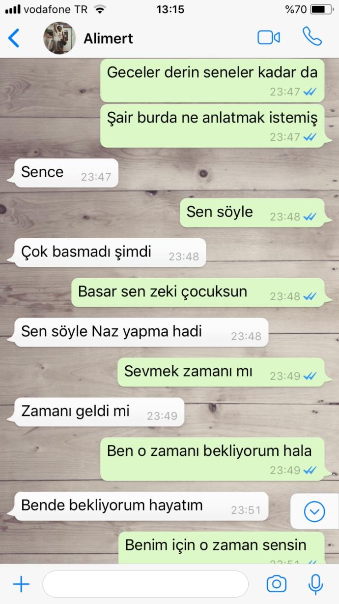 Mesajlarda bana ne demek istedi? anlattıklarımı okuyup bana yardımcı olur musunuz? lütfen?