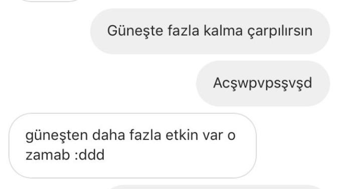Sevgilim böyle dedi ama ben ne demek istediğini anlayamadım acil söylermisiniz?