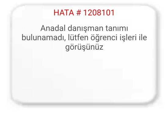 Anadal danışman tanımı bulunamadı ne demek?