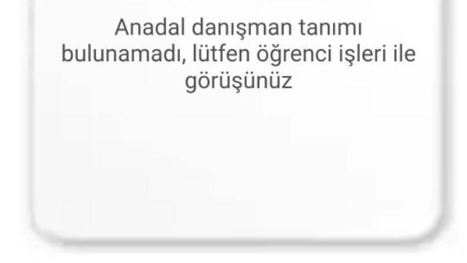 Anadal danışman tanımı bulunamadı ne demek?