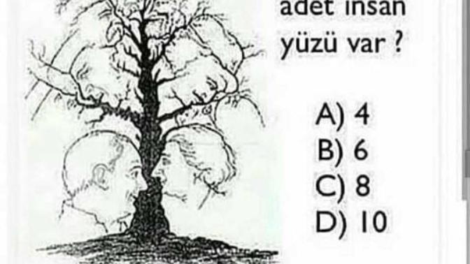 Resimde kaç tane insan yüzü var?