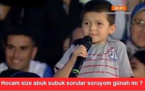 Geceye saçma bir söz bırakın?