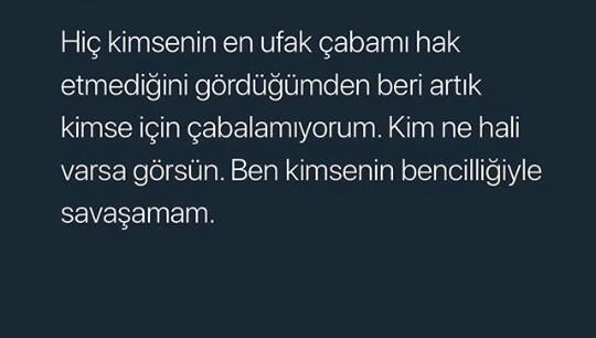 Ne için çabalıyorsunuz?