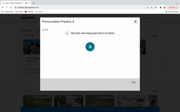 İngilizce Telaffuz Open English