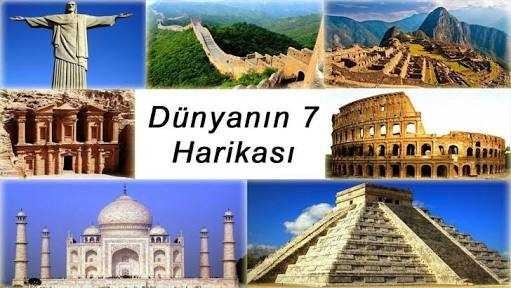 Dünya'nın 7 harikasından hangisini görmek istersiniz?