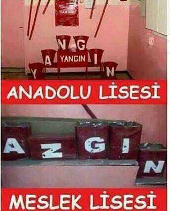 Meslek lisesi deyince akla gelen ilk şey?