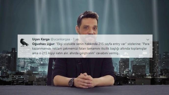 Kendisini eleştirenlere hepsini satın alıp ahırda çalıştırırım diyen Oğuzhan Uğur da egolu ünlülere mi katıldı?