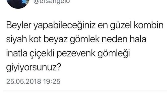 Sizce erkekler çiçek desenli gömlek giymeliler mi?