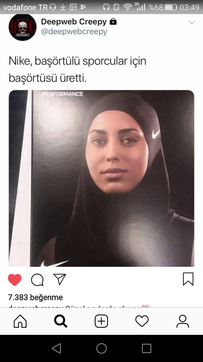 Nike Başörtülü sporcular için başörtüsü üretmiş ne düşünüyorsunuz?