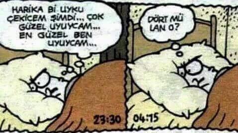 Uykusuz her gece 😩