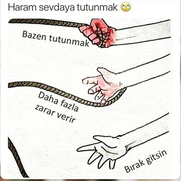 Haram sevdadan helal netice çıkacagini düşünüyor musunuz?