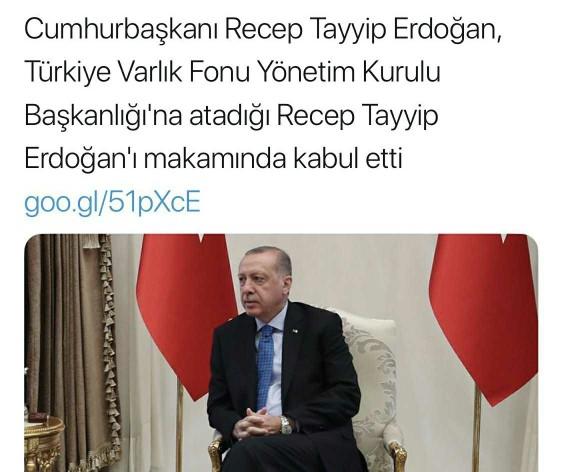 C. başkanı Erdoğan kendini atadı ne düşünüyorsunuz?