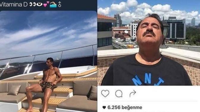 Sosyal medya ikiye bölündü: D vitamini alırken Ronaldo mu daha iyi, İbrahim Tatlıses mi?