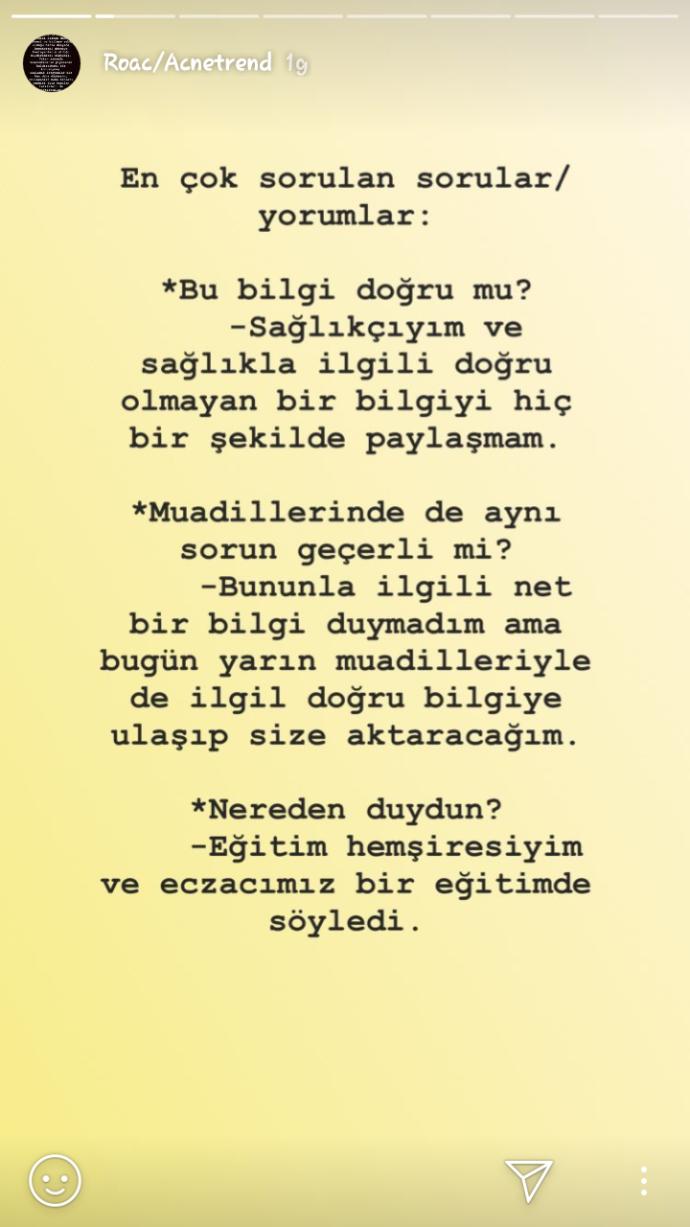 Roaccutane Kullananlar? Roaccutane Meme kanseri yapar mı? Kısırlık yapar mi? Yumurtalıklarda kist oluşumunu tetikler mi?