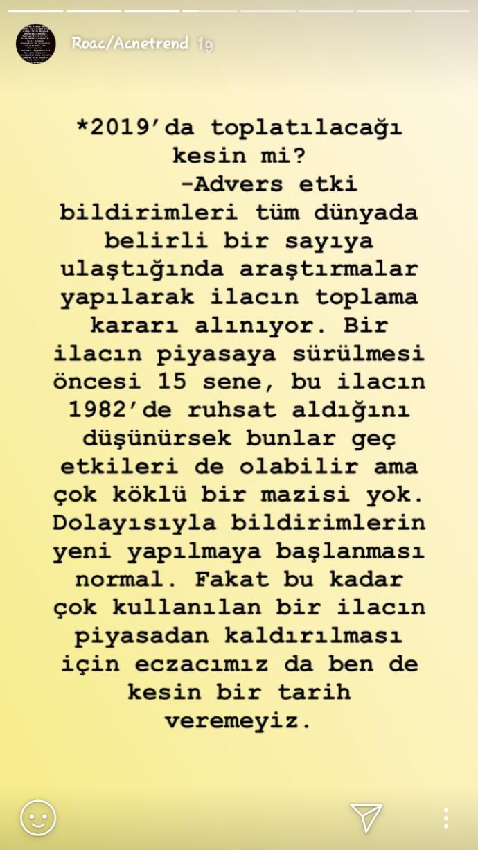 Roaccutane Kullananlar? Roaccutane Meme kanseri yapar mı? Kısırlık yapar mi? Yumurtalıklarda kist oluşumunu tetikler mi?