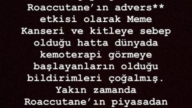 Roaccutane Kullananlar? Roaccutane Meme kanseri yapar mı? Kısırlık yapar mi? Yumurtalıklarda kist oluşumunu tetikler mi?