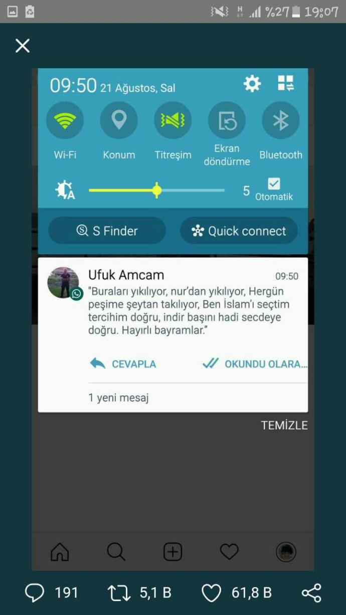 Her halti yiyip yarın cuma mesajı atar mısınız?