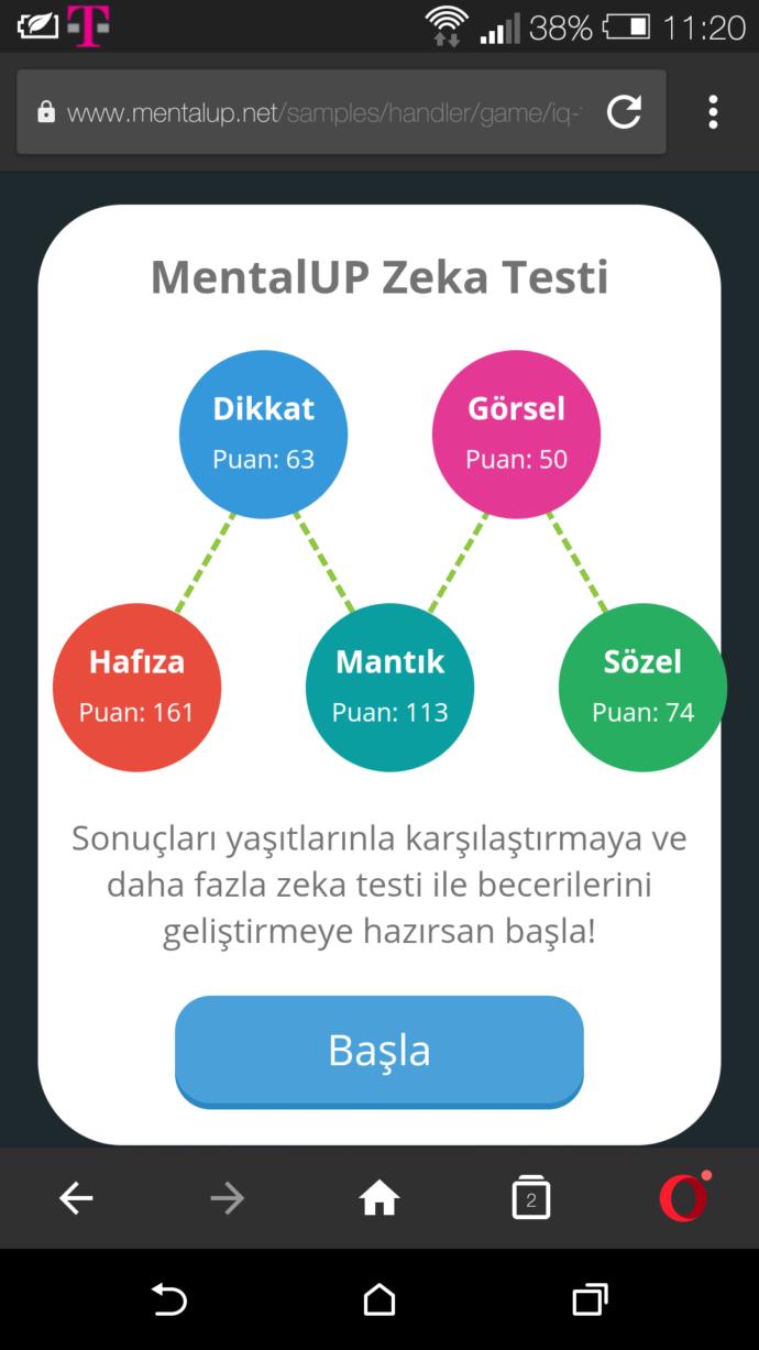 Zeka testi hiç yaptınız mı?