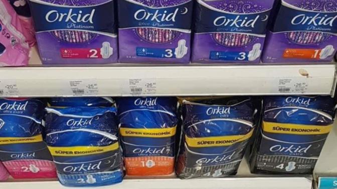 Orkid marka kullanıyordum eskiden, az önce fiyatlarını gördüm şaşırdım, artan dolarla birlikte ped fiyatlarına neden zam geldi?