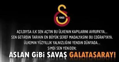 Başarılar GALATASARAY ?