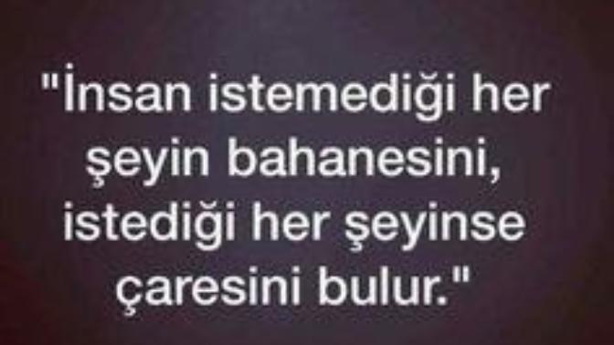 Genel olarak siz bahaneler üreten mi, çareler yaratan mısınız?