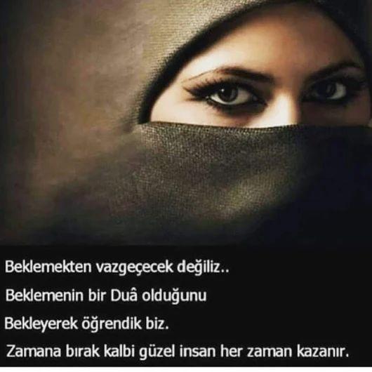 Sabir ve imtihan la ilgili sozler?