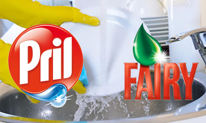 Bulaşıklar için hangisi daha iyi: Fairy mi Pril mi?