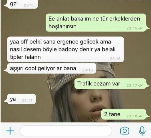 Sizce bu mesajdan sonra  bir  şansım var mıdır 😂😂?