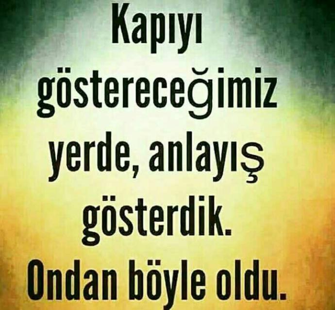 Kapıyı göstermek yerine hep affeden mi oldunuz?