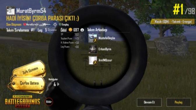 Pubg Mobile Oynayan  var mı . ? Papci?